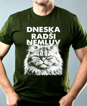 Dneska radši nemluv, bílý tisk