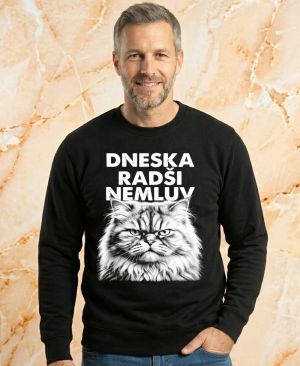 Dneska radši nemluv, bílý tisk