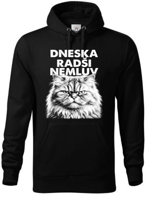 Dneska radši nemluv, bílý tisk