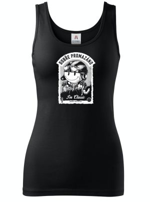 Dobře promazáno, bílý potisk