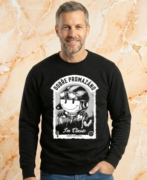 Dobře promazáno, bílý potisk