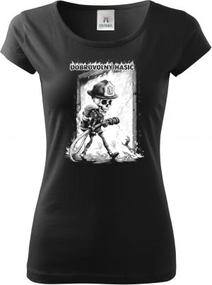 Dobrovolný hasič, bílý tisk