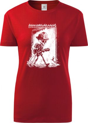 Dobrovolný hasič, bílý tisk