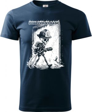 Dobrovolný hasič, bílý tisk