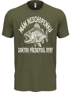 Doktor předepsal ryby, bílý potisk