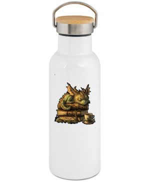Drak spící na knize