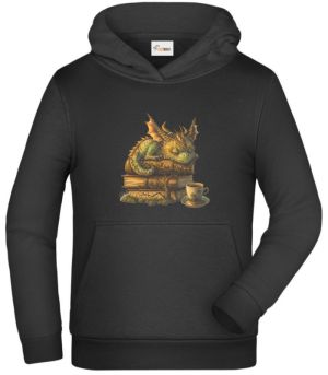 Drak spící na knize