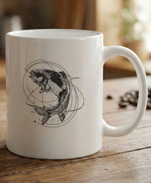 Dravá Ryba, černý potisk