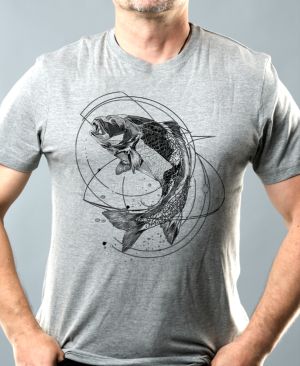 Dravá Ryba, černý potisk