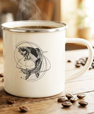 Dravá Ryba, černý potisk