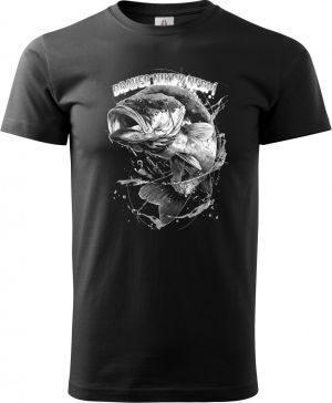 Dravec nikdy nespí, bílý potisk