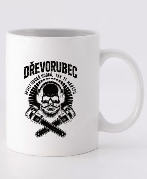 Dřevorubec.Jestli budeš hodná, tak ti nařežu, černý tisk