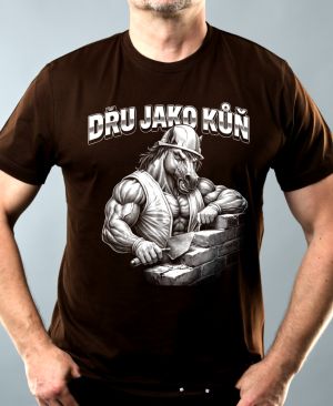 Dřu jako kůň, bílý tisk