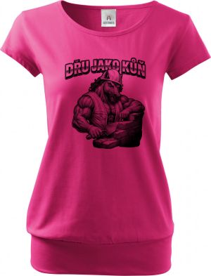 Dřu jako kůň, černý tisk