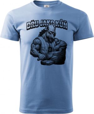 Dřu jako kůň, černý tisk