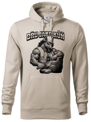 Dřu jako kůň, černý tisk