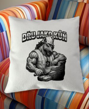 Dřu jako kůň, černý tisk