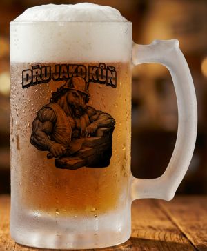 Dřu jako kůň, černý tisk