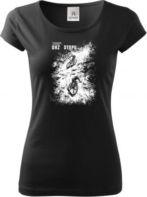 Drž stopu, bílý potisk