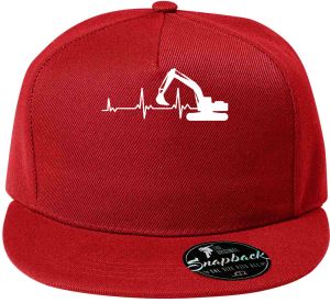 EKG, bagrista, bílý tisk