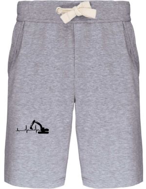 EKG, bagrista, černý tisk