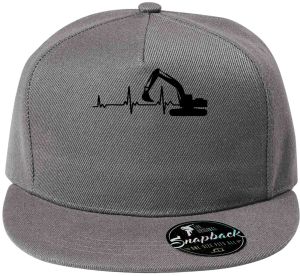 EKG, bagrista, černý tisk