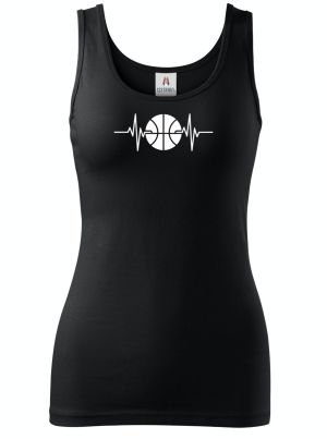 EKG, basketbal, bílý potisk