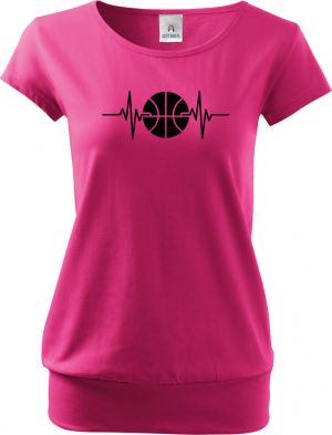 EKG, basketbal, černý potisk