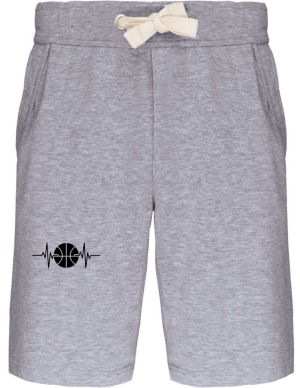 EKG, basketbal, černý potisk