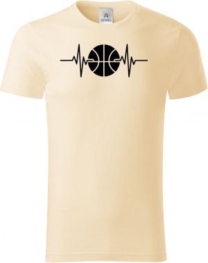 EKG, basketbal, černý potisk