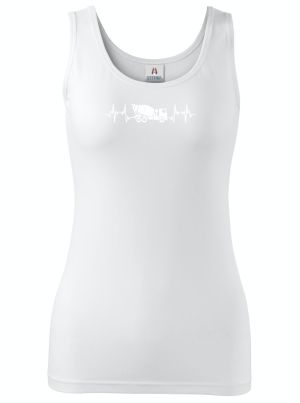 EKG, betonář, bílý tisk