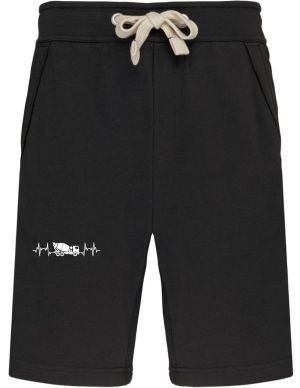 EKG, betonář, bílý tisk