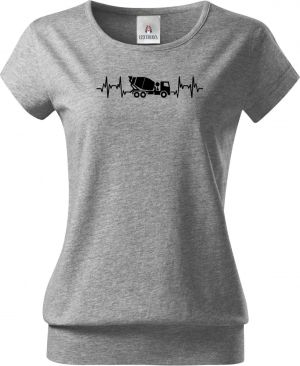 EKG, betonář, černý tisk