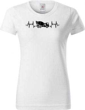 EKG, betonář, černý tisk