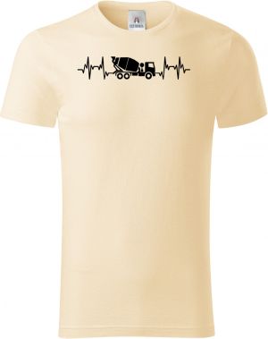 EKG, betonář, černý tisk