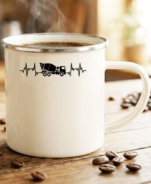 EKG, betonář, černý tisk