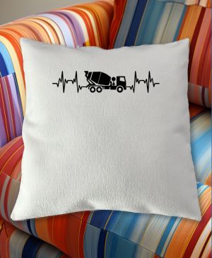 EKG, betonář, černý tisk