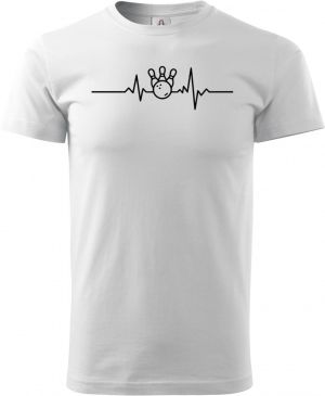 EKG, bowling, černý tisk