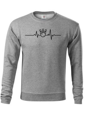 EKG, bowling, černý tisk