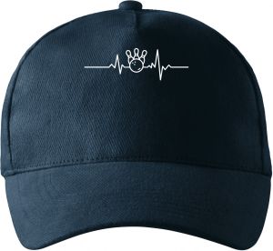 EKG, bowling,bílý tisk