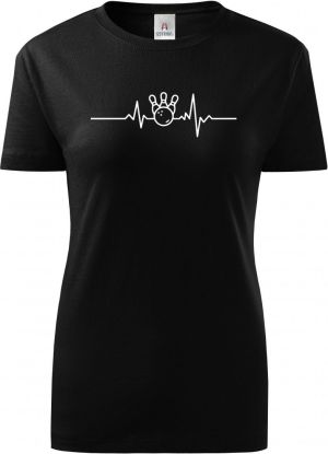 EKG, bowling,bílý tisk