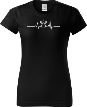 EKG, bowling,bílý tisk