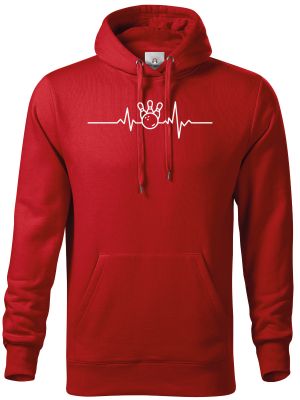 EKG, bowling,bílý tisk