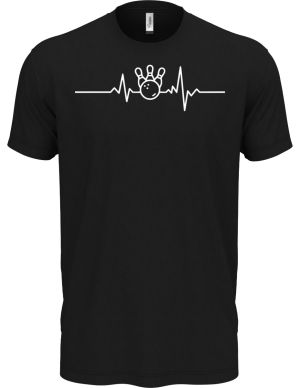 EKG, bowling,bílý tisk