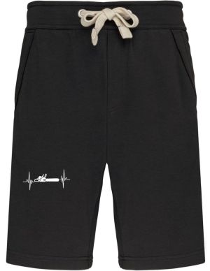 EKG, dřevorubec, bílý tisk