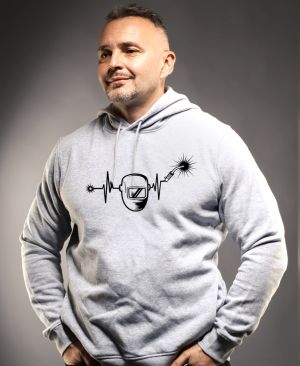 EKG, svářeč, černý tisk