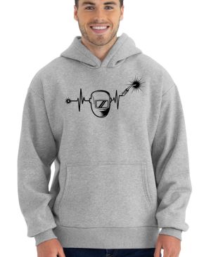 EKG, svářeč, černý tisk