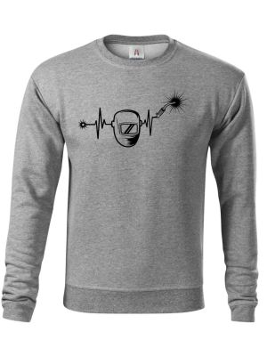 EKG, svářeč, černý tisk