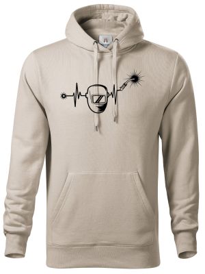 EKG, svářeč, černý tisk