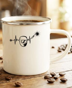 EKG, svářeč, černý tisk